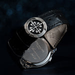 Patek Philippe World Time Ref. 5575G-001 white gold black dial 175th anniversary