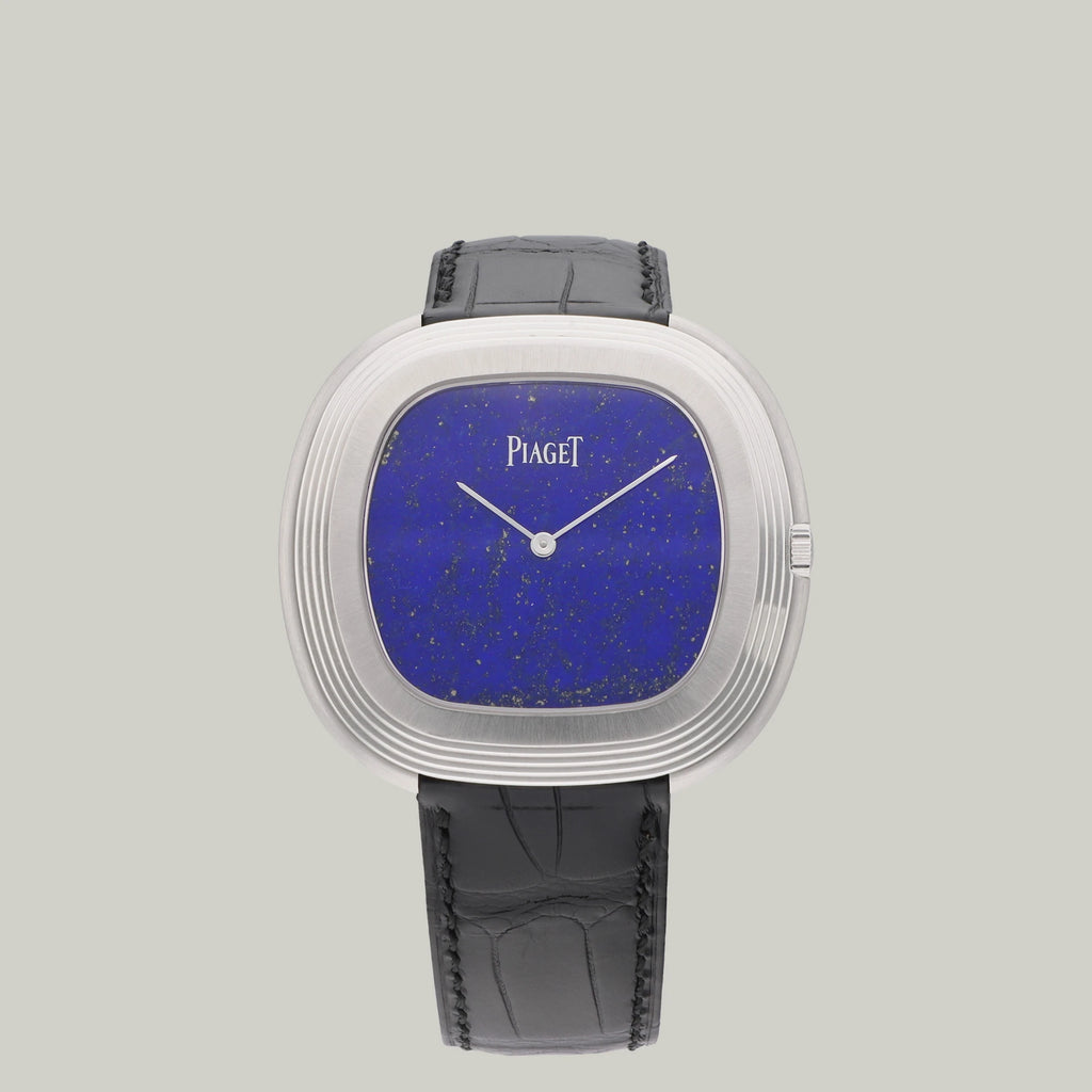 Black Tie "Andy Warhol" Lapiz white gold with lapis lazuli dial