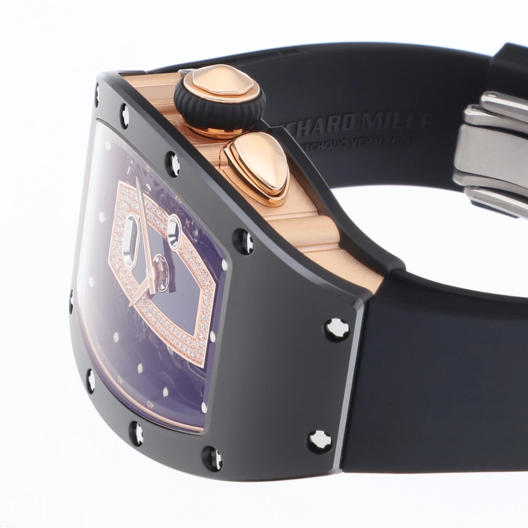 Richard Mille RM037 Ref. MON-00050 black rose gold and diamonds