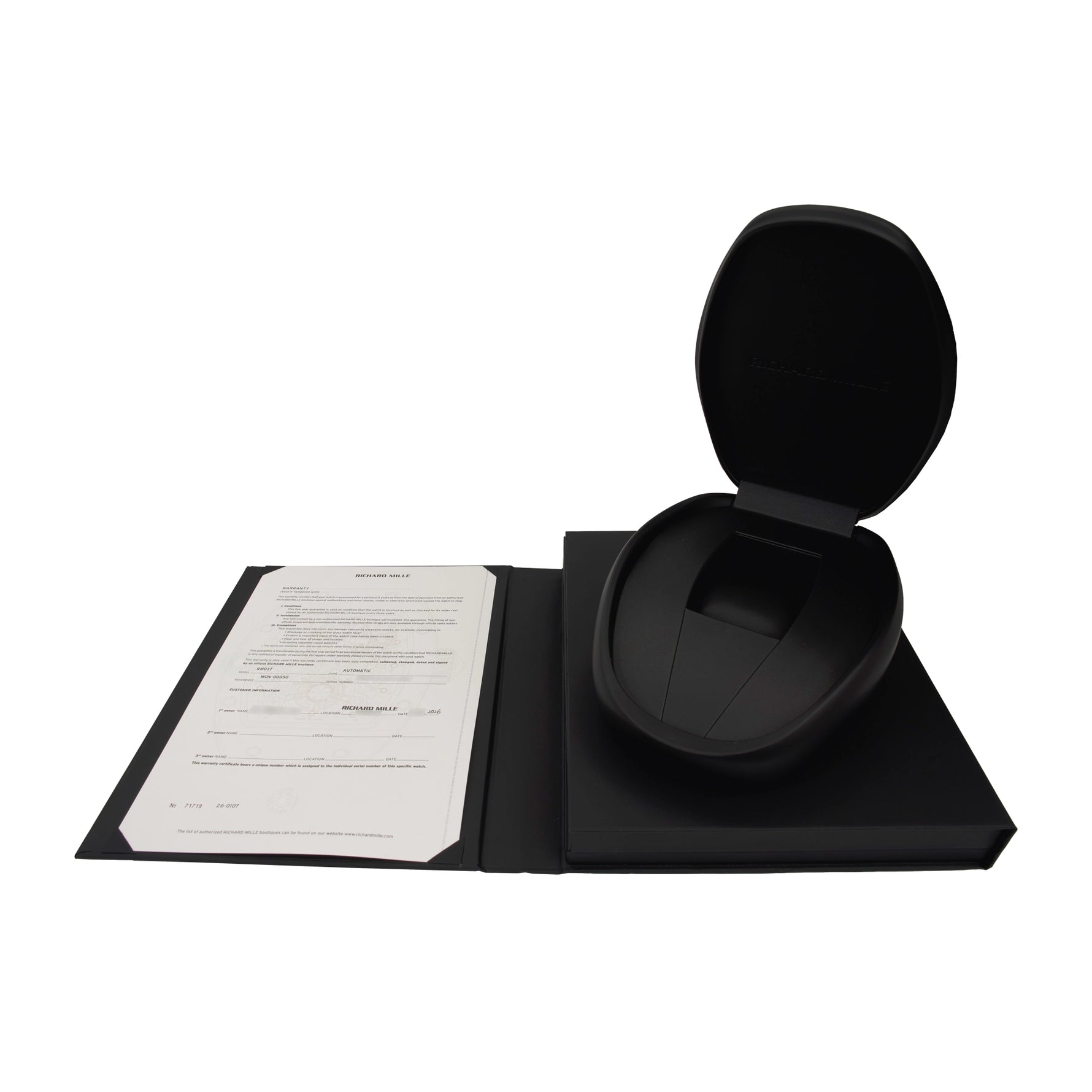 Richard Mille RM037 Ref. MON-00050 black rose gold and diamonds set