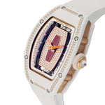Richard Mille RM07-01 RG-ATZ/2982 White Ceramic, Diamonds and Red Jasper