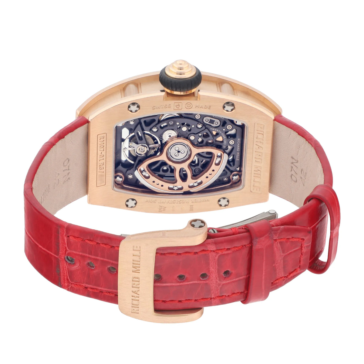 Richard Mille RM07-01 RG “Ladies” 18k rose gold red jasper diamond dial