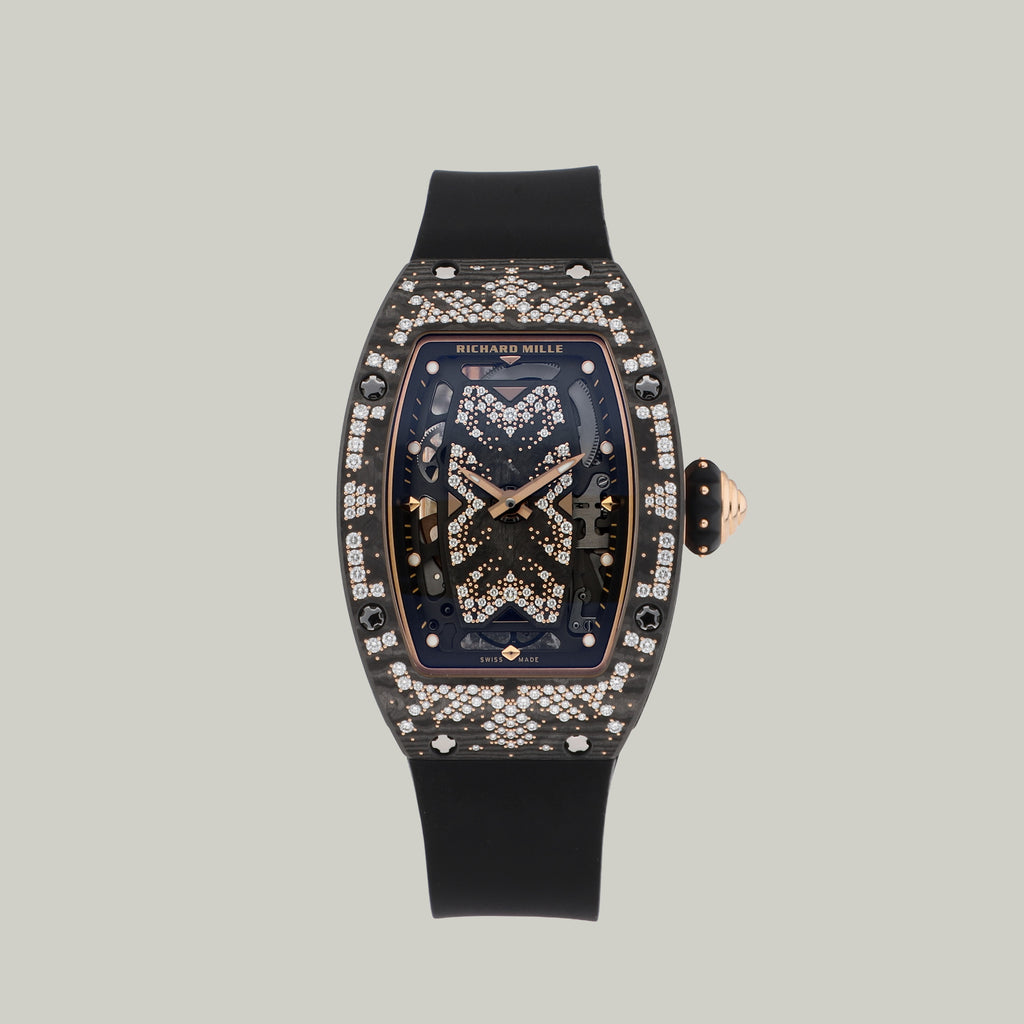 Richard Mille RM 07-01 Bright Night Carbon TPT, Pink Gold and Diamonds, Intergalactic collection