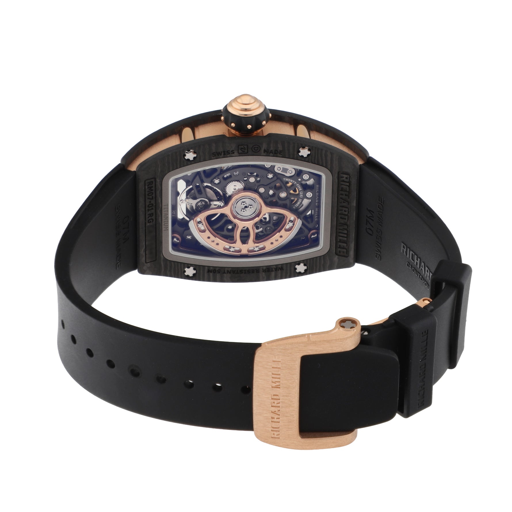 Richard Mille RM 07-01 Bright Night Carbon TPT, Pink Gold and Diamonds, Intergalactic collection