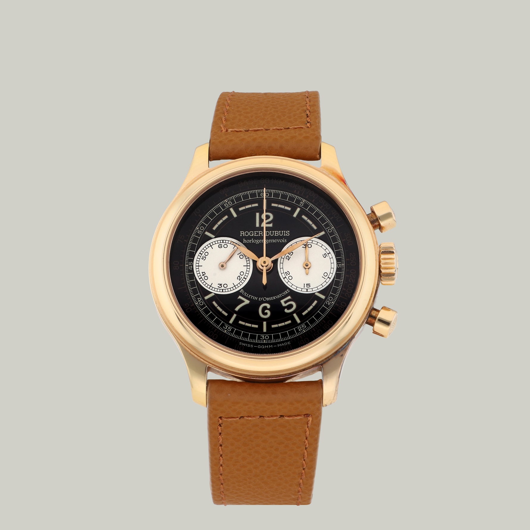 Roger Dubuis Hommage Ref. H37 565 rose gold black dial Limited Edition 28 Pieces