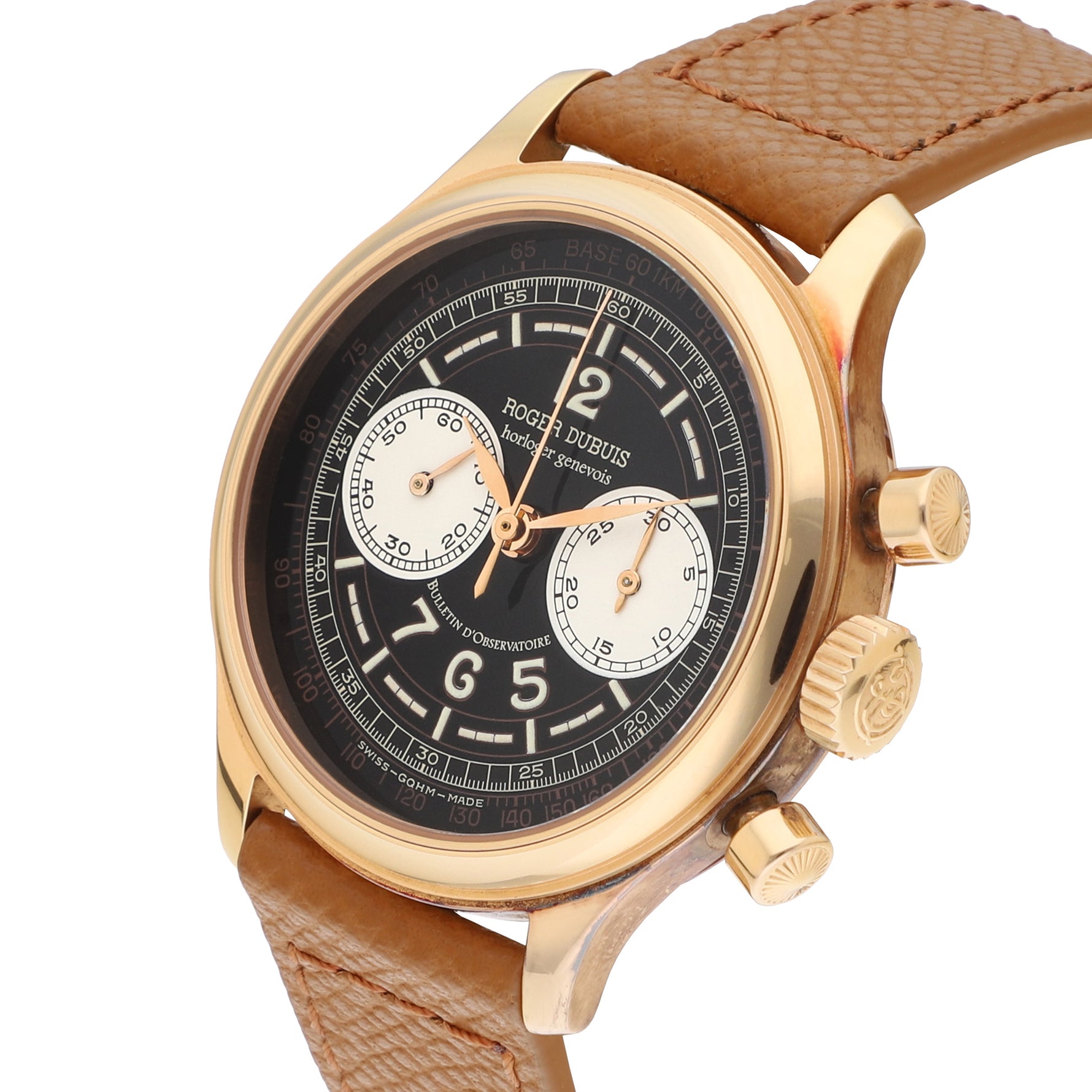 Roger Dubuis Hommage Ref. H37 565 rose gold black dial Limited Edition 28 Pieces