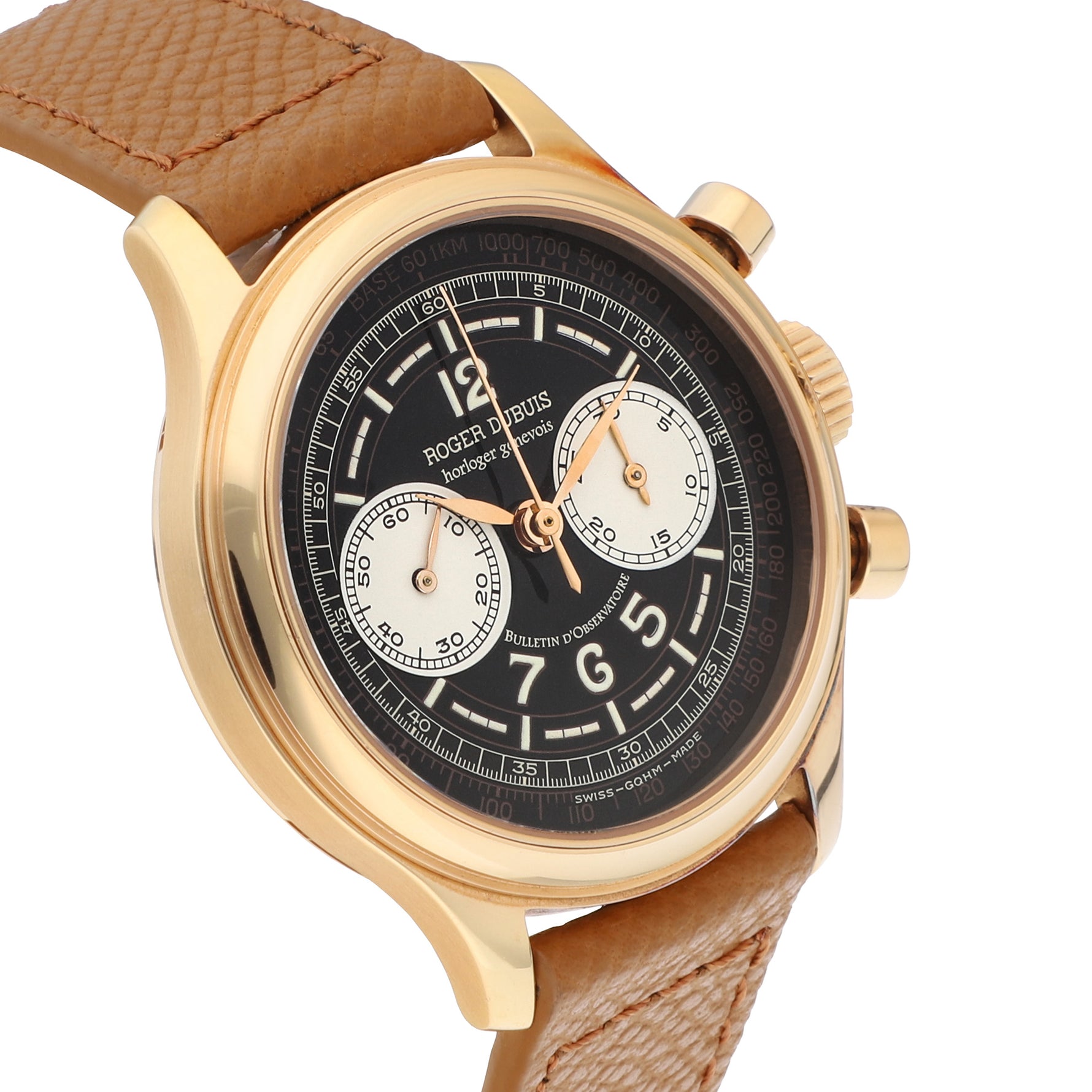 Roger Dubuis Hommage Ref. H37 565 rose gold black dial Limited Edition 28 Pieces