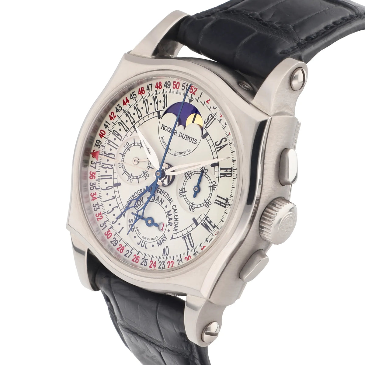Roger Dubuis Sympathie Bi-Retrograde Perpetual Calendar Chronograph Ref. S40.5610.0 18k white gold limited edition of 28 pieces