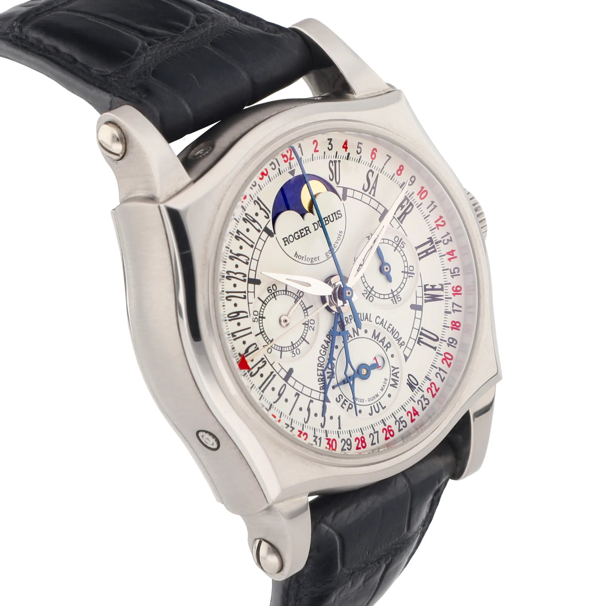 Roger Dubuis Sympathie Bi-Retrograde Perpetual Calendar Chronograph Ref. S40.5610.0 18k white gold limited edition of 28 pieces