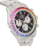 Rolex Cosmograph Daytona Ref. 116599RBOW 18k white gold black dial sapphires and diamonds