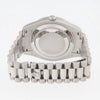 Rolex Day-Date Ref. 218399BR 18k white gold diamond set bezel and dial green enamel hour markers