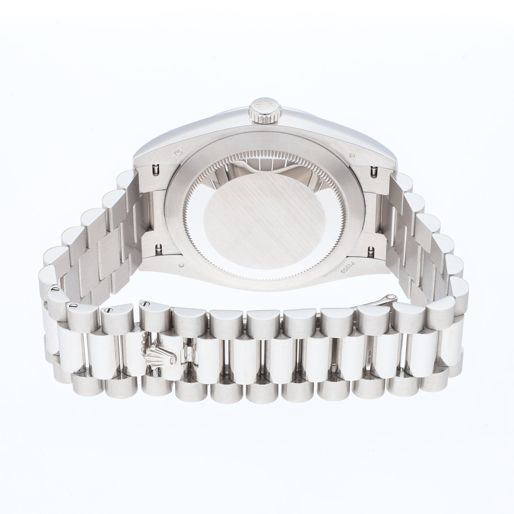 Rolex Day-Date Ref. 228236 Green Arabic dial platinum