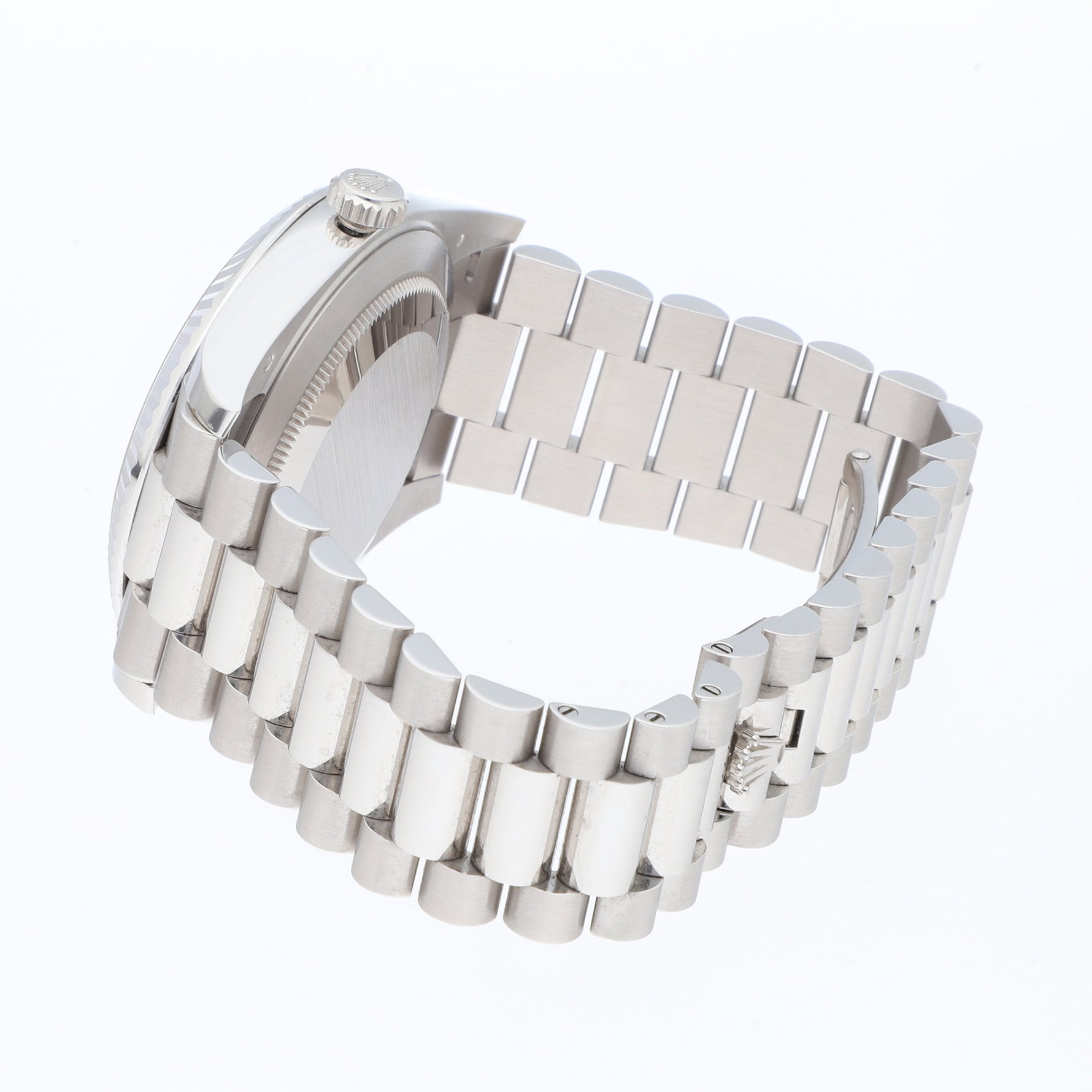 Rolex Day-Date Ref. 228236 Green Arabic dial platinum