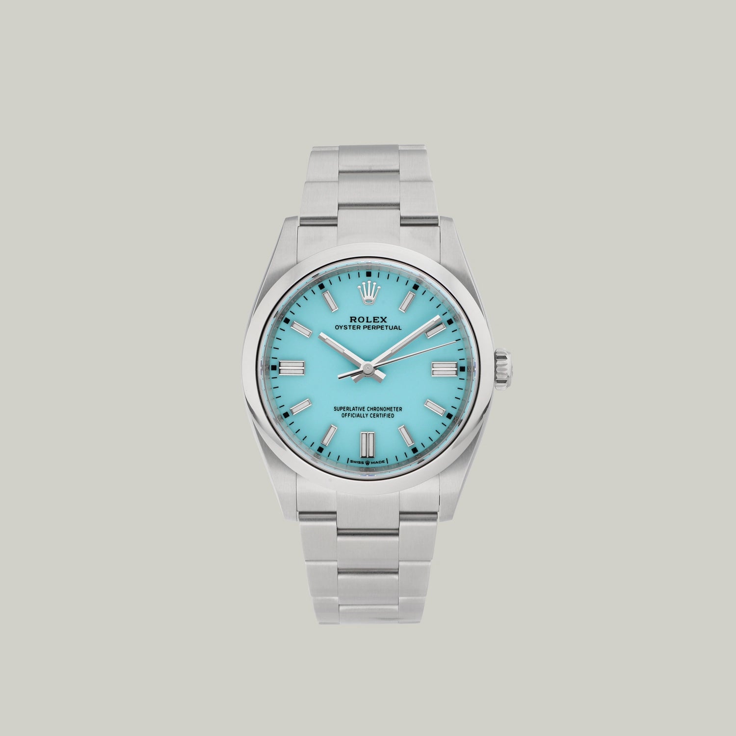 Rolex Ref. 126000 "Tiffany" blue dial stainless steel