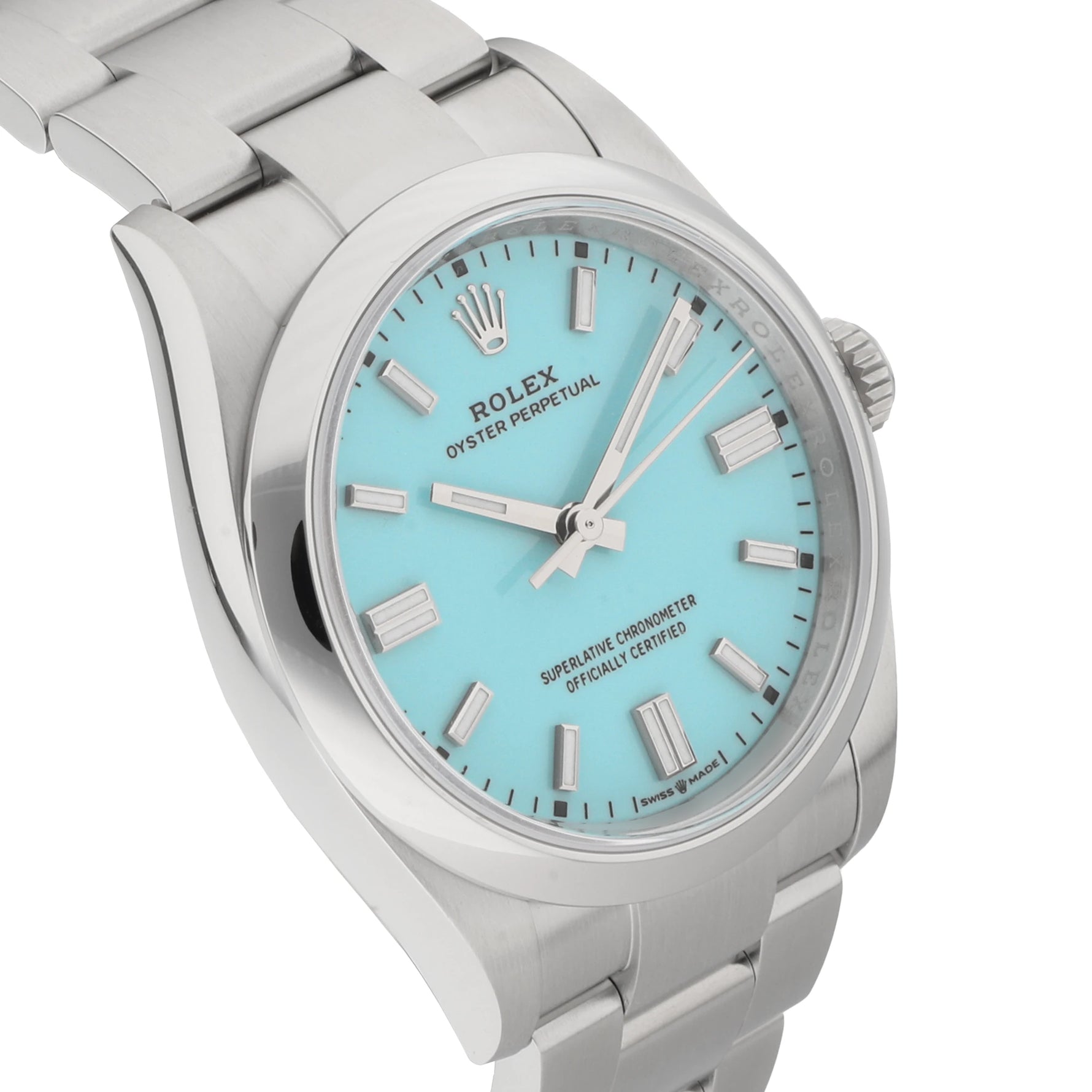 Rolex Ref. 126000 "Tiffany" blue dial stainless steel