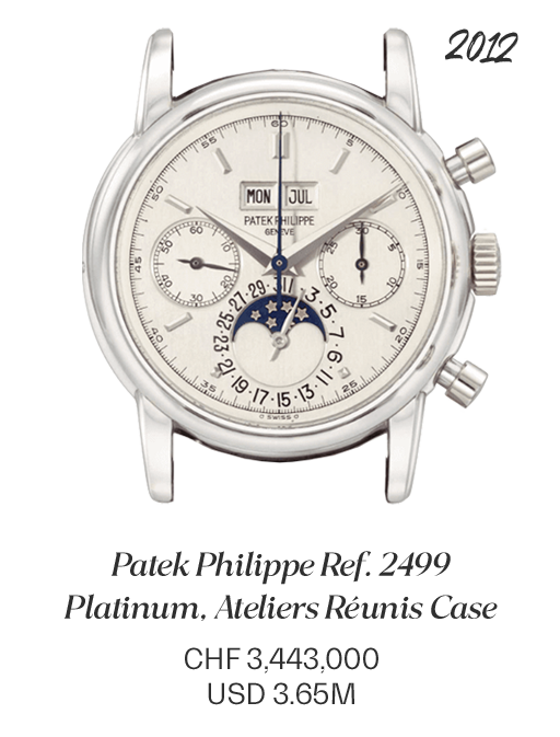 eric clapton patek philippe ref. 2499 platinum ateliers reunis case